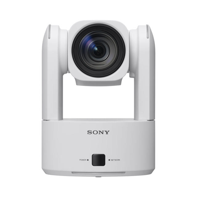 Sony BRC-AM7 Advanced PTZ Auto Framing camera with built-in AI analytics. White