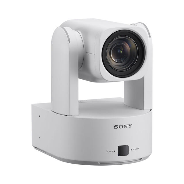 Sony BRC-AM7 Advanced PTZ Auto Framing camera with built-in AI analytics. White