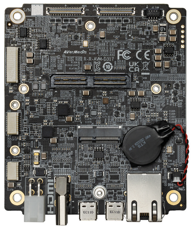 AVerMedia D317 Carrier Board for NVIDIA Jetson AGX Orin & AGX Orin Industrial
