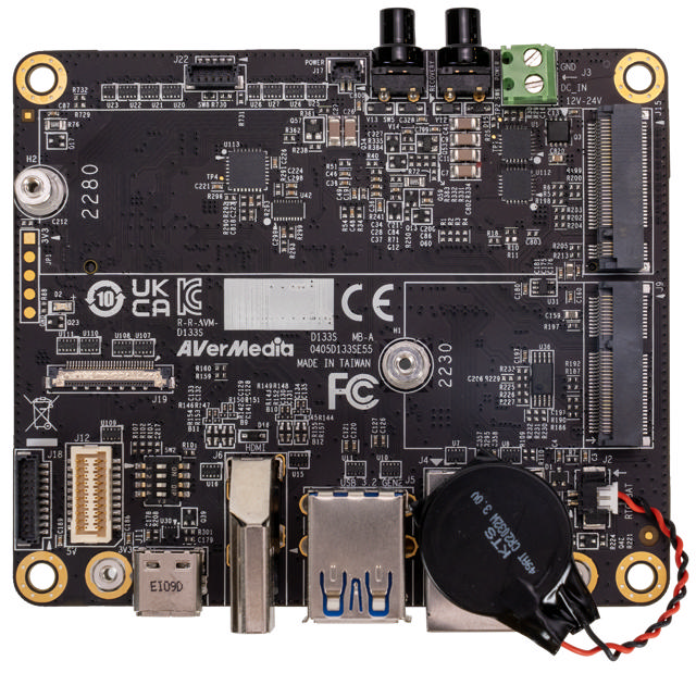 AVerMedia D133S Carrier Board for NVIDIA Jetson AGX Orin NX & AGX Orin Nano