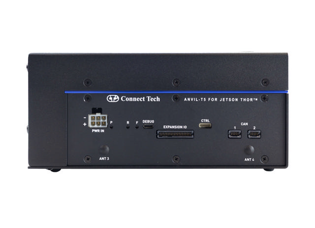 Connect Tech Anvil-T5 System integrated with NVIDIA Jetson Thor T5000, 2TB NVMe