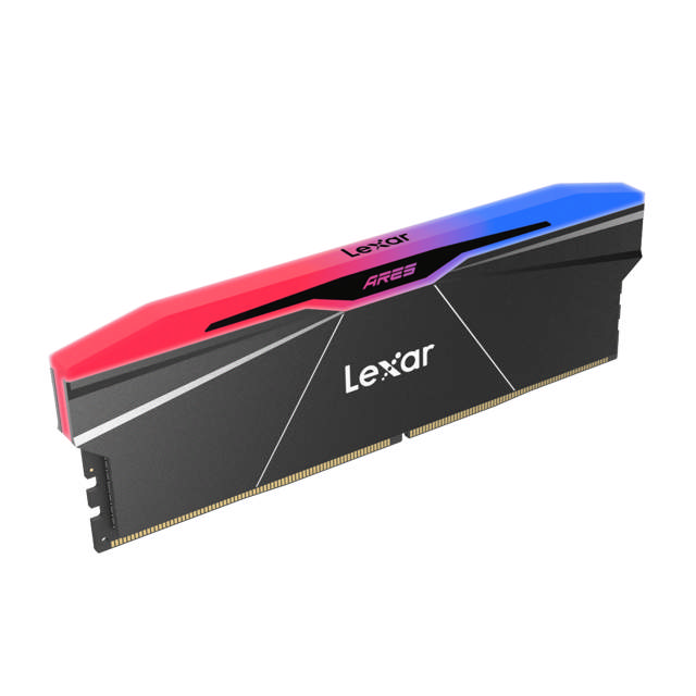 Lexar U-DIMM DDR5 6000 32GB (16X2) , ARES RGB 2nd Gen Black, 2PACK, GL