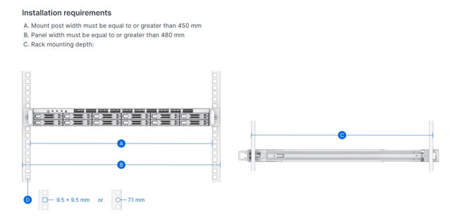 Synology Rail Kit RKS-04 pairs with RS1626XS+ FS2500