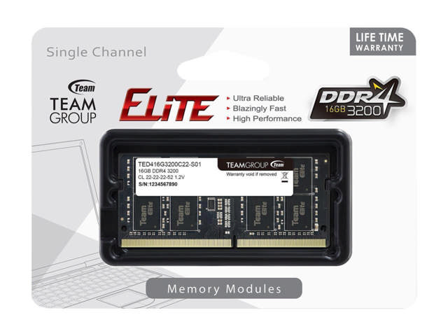 Team Group Elite 16GB 3200MHz DDR4