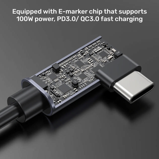 Unitek USB-C Dual 90-Degree Power Cable