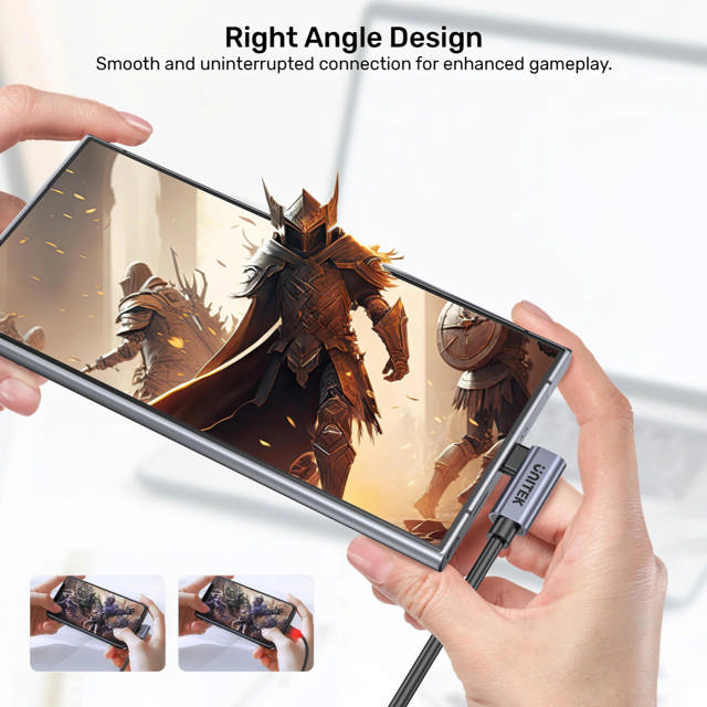 Unitek USB-C Dual 90-Degree Power Cable