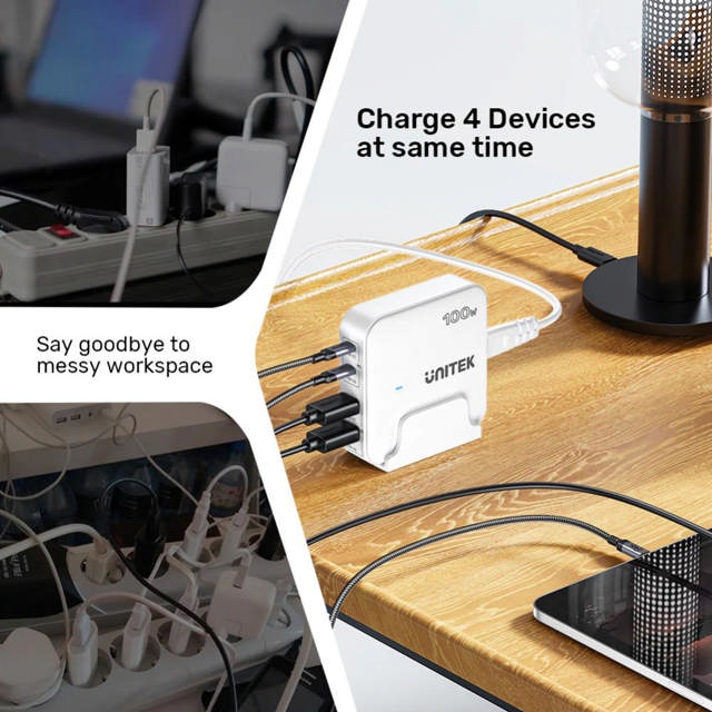 Unitek 4-in-1 Desktop GaN Charger