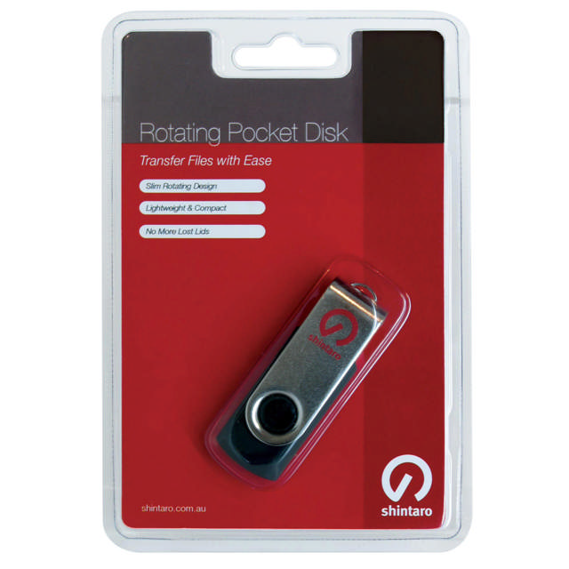 Shintaro 32GB Rotating Pocket Disk