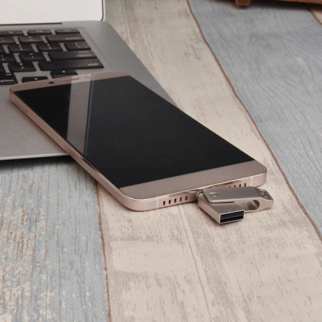 Shintaro 128GB USB-C & USB-A Pocket Disk