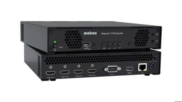 Matrox Maevex D6152-4 Quad 4K Decoder