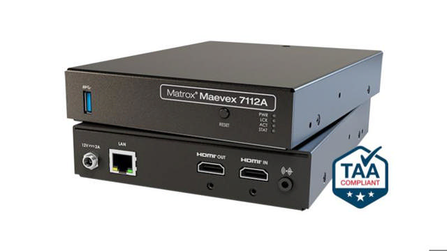 Matrox Maevex E7112A H.264 Encoder