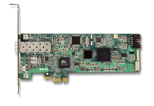 Matrox Extio2 PCIEx1 Fibre-Optic Card