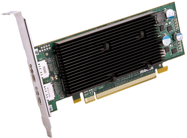 Matrox PCIE M9128 1GB LP Heatsink DP