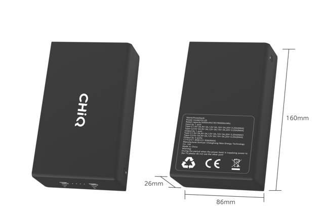 Chiq CH-25 5000mAh TV Power Bank