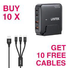 Unitek 08-P1229ABK01x10+13LA-C14049BKx10