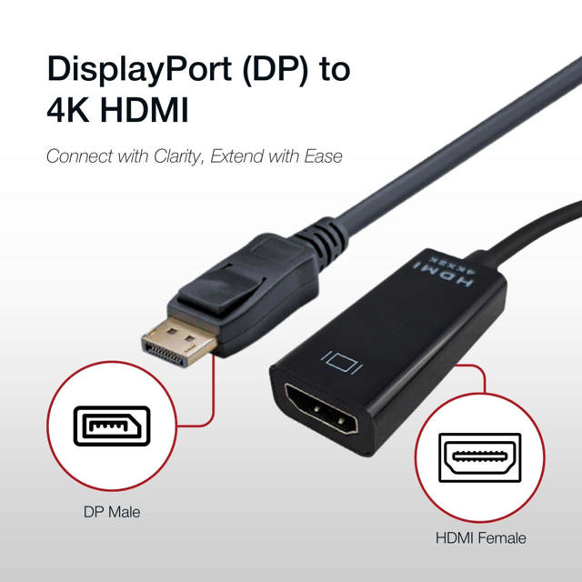 Shintaro DisplayPort (DP) to 4K HDM