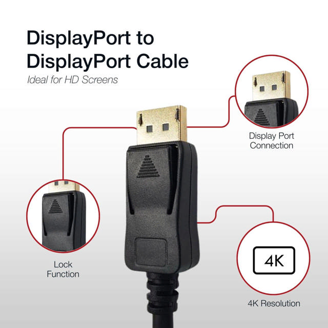 Shintaro DisplayPort (DP) to DisplayPort