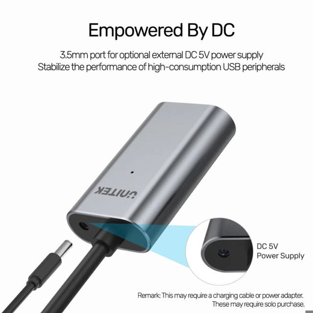 Unitek 5M USB-C Extension Cable Grey