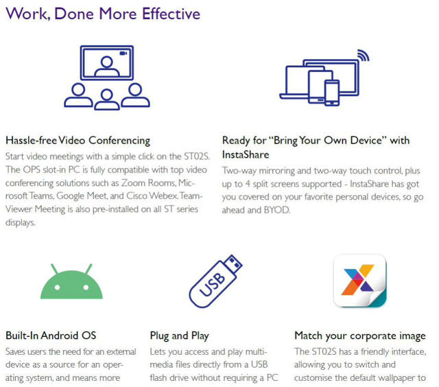 BenQ ST8602S Pro Smart Signage 86