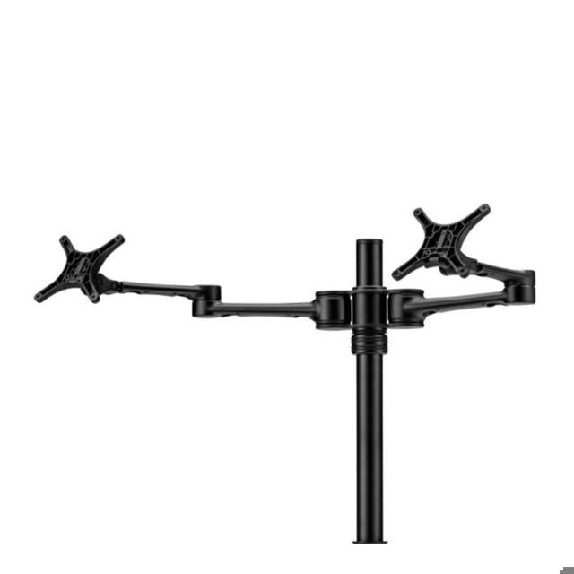 Atdec AF-AT-D-B Dual Swing Arms on Post Black
