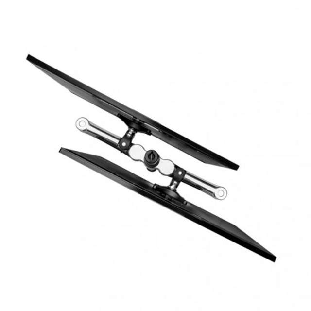 Atdec AF-AT-D-P Dual Swing Arms on Post Polished Silver