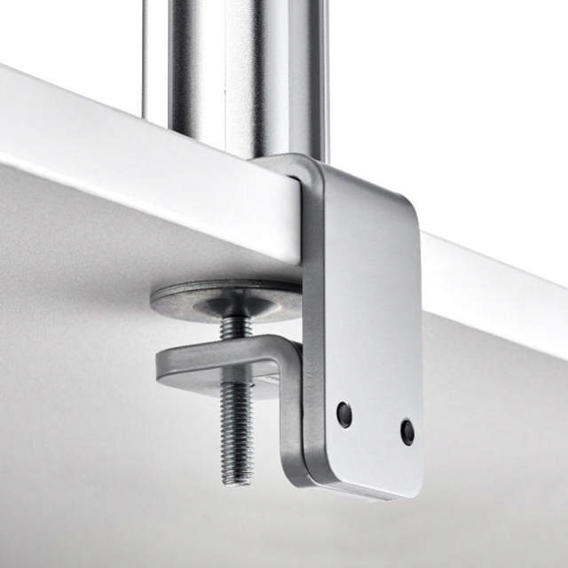 Atdec F Clamp Desk Fixing Silver
