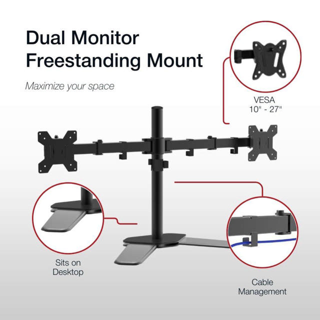 Shintaro Dual Monitor Adjustable Desk