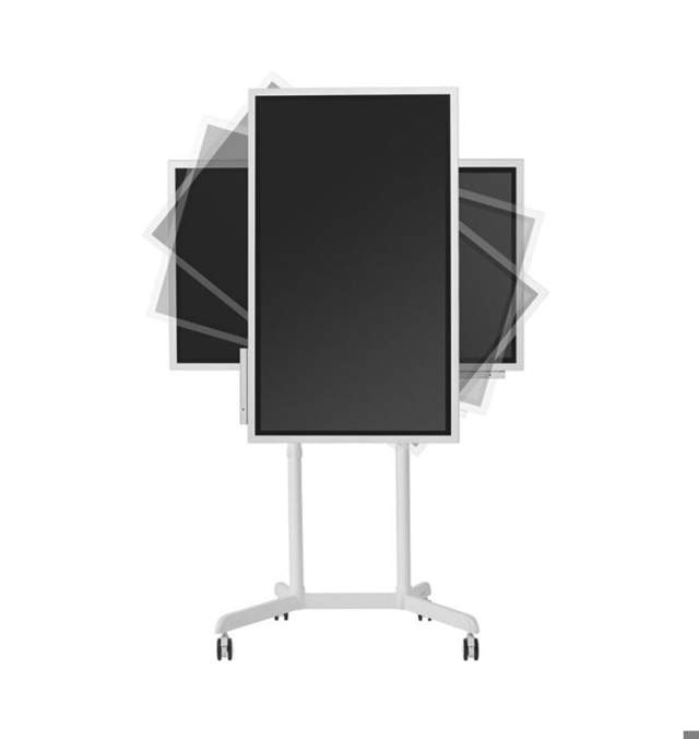 Atdec AD-TVC-70R-W TV Cart with Rotation