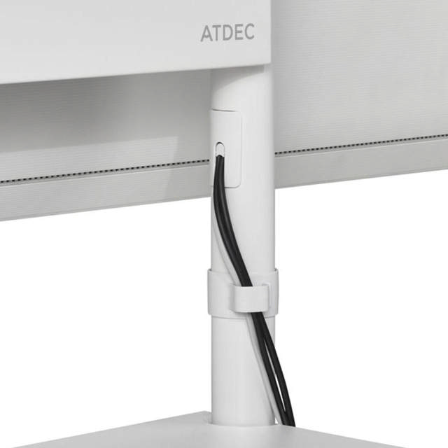 Atdec AD-TVC-70R-W TV Cart with Rotation