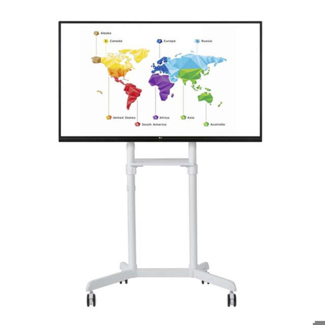 Atdec AD-TVC-70R-W TV Cart with Rotation