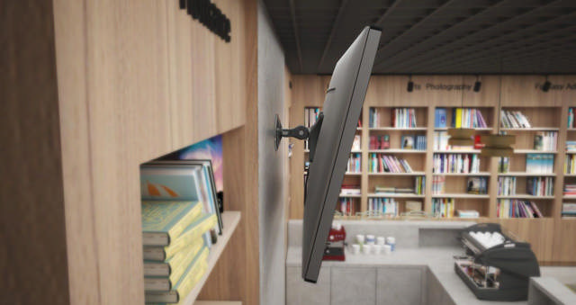 Atdec Low Profile Swivel Wall Mount