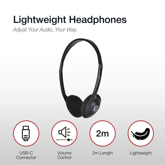 Shintaro Light Weight USB-C Headphones