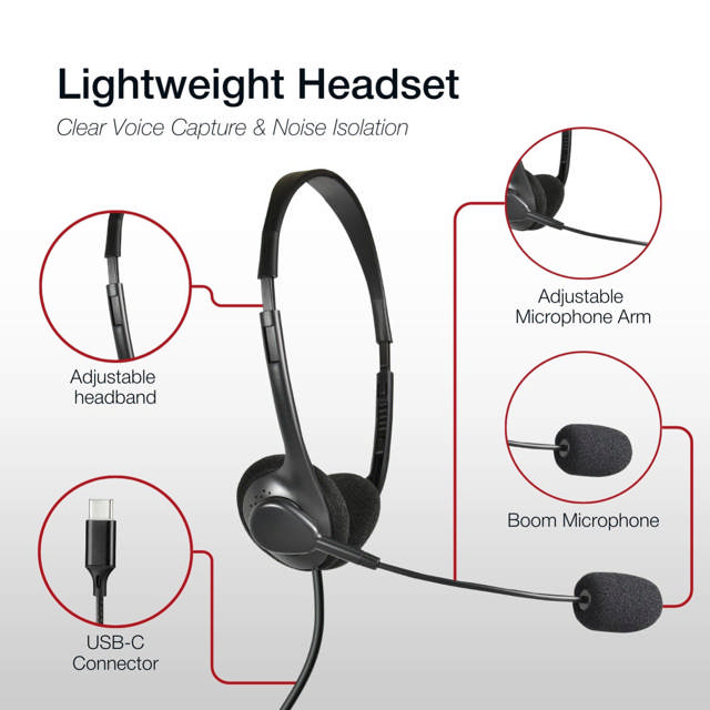 Shintaro USB-C Light Weight Headset /Mic