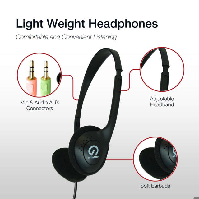Shintaro Light Weight Headset w/ Mic