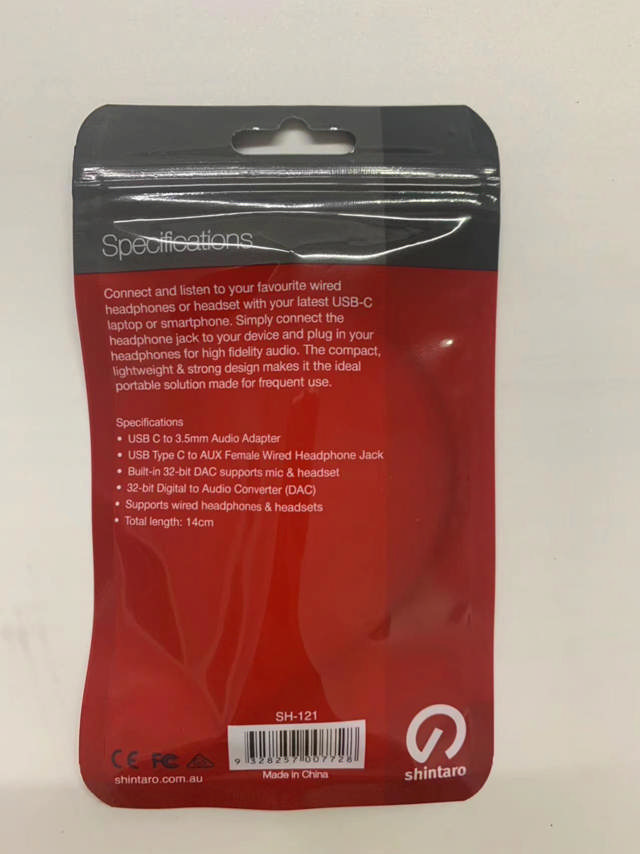 Shintaro Audio Adaptor - USB-C to AUX