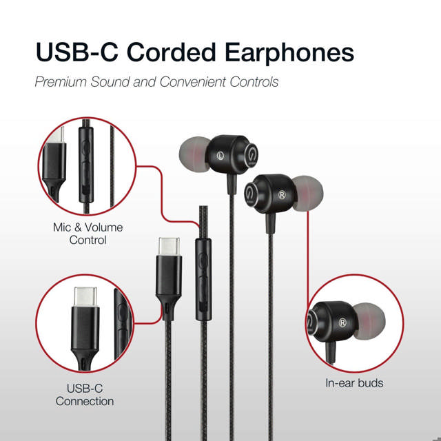 Shintaro USB-C Corded Earphones