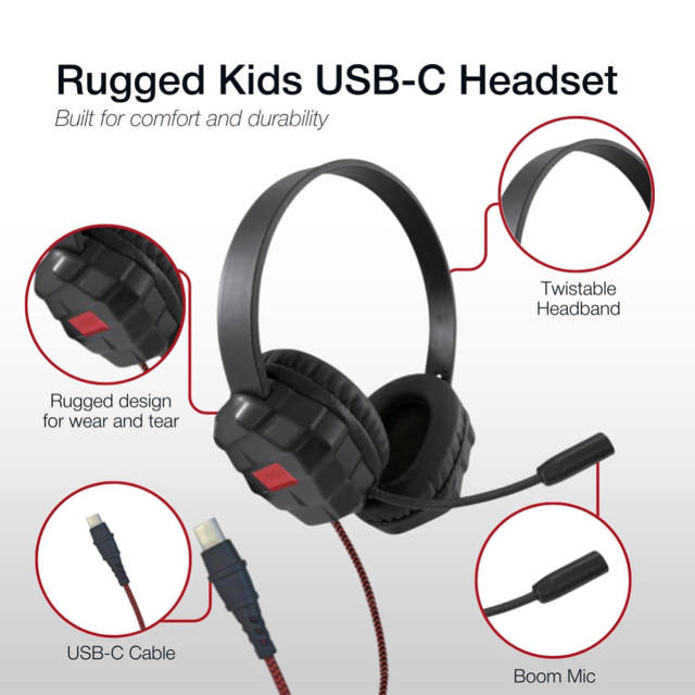 Shintaro Rugged Kids Headsets w/ Mic