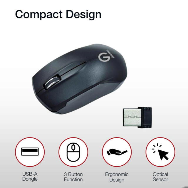 Shintaro 3 Button Wireless Mouse