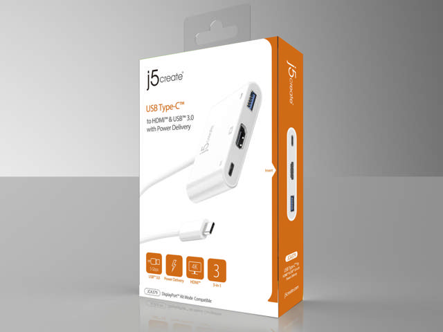 J5create USB Type-C to HDMI &USB 3.0