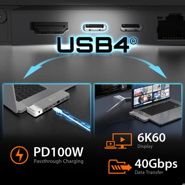 J5create JCD395 4K60 Pro USB4 Hub