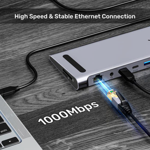 Unitek USB-C Triple 4K Docking Station