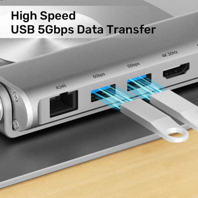 Unitek 360 degree Laptop Stand w/ USB-C