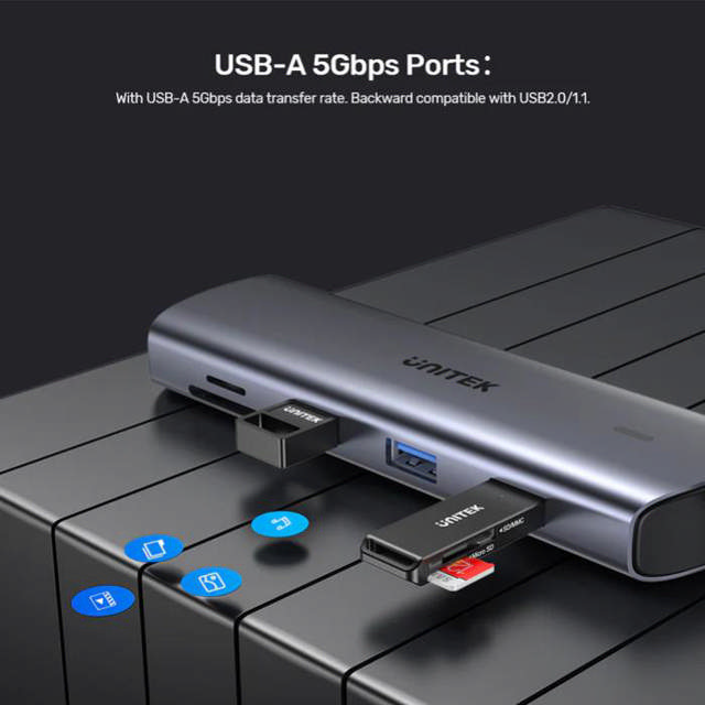 Unitek 9-in-1 USB-C Hub 4K Dual Display