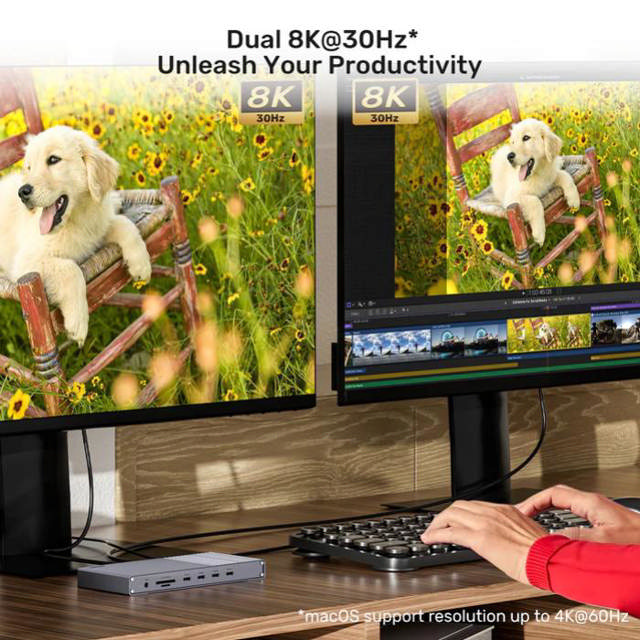 Unitek USB4 40Gbps Docking Station