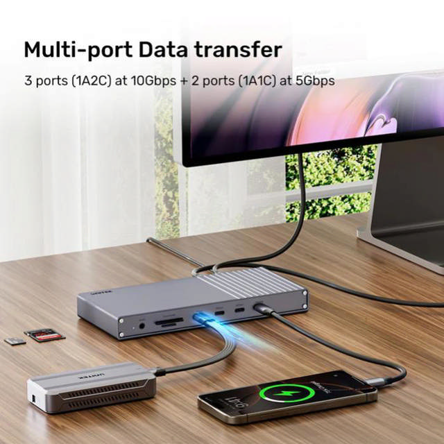 Unitek USB4 40Gbps Docking Station
