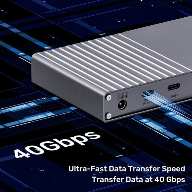 Unitek USB4 40Gbps Docking Station