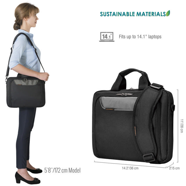 Everki Advance Eco Laptop Bag 14.1