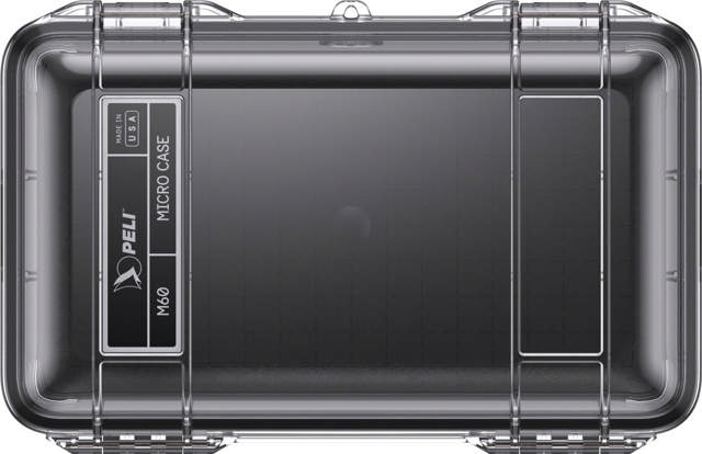 Pelican M60 Micro Clear Case Black Liner