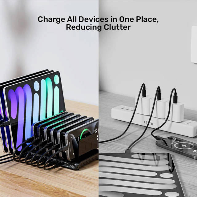 Unitek 240W 10-Port USB Smart Charging
