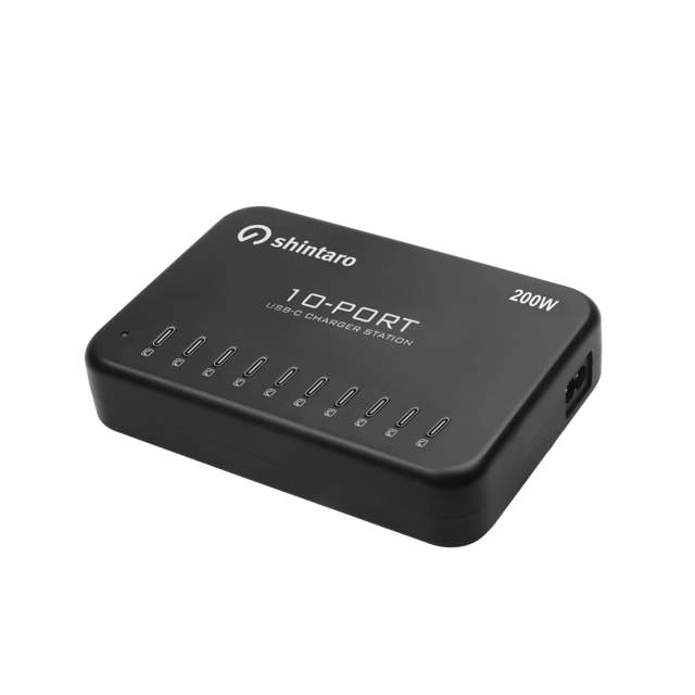 Shintaro 200W 10-Port USB-C GaN Charger